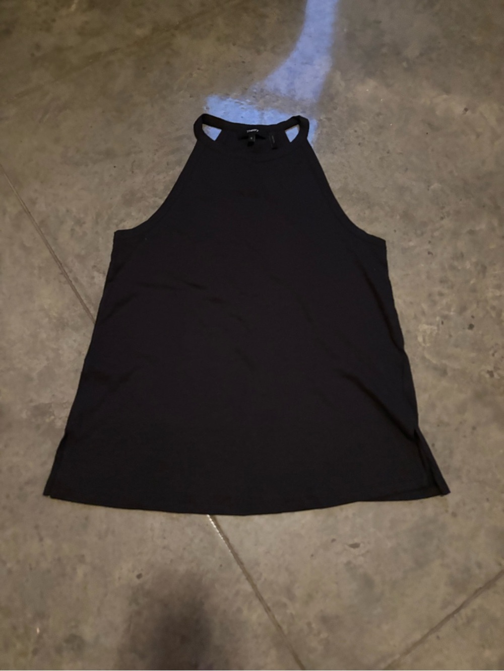 Theory Black Sleeveless High-Neck Tank Top